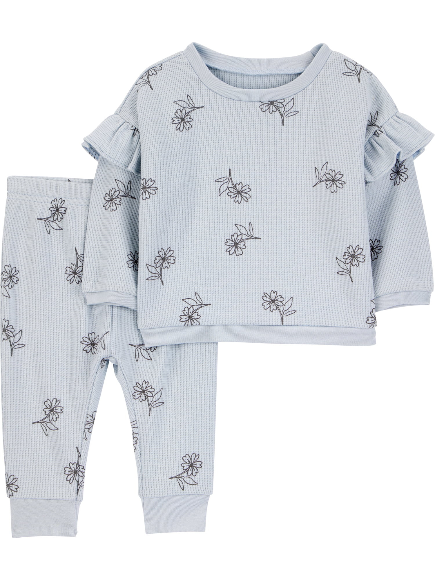 Carter's Child of Mine Baby Girl Outfit Set, 2-Piece, Sizes 0/3-24 Months | Walmart (US)