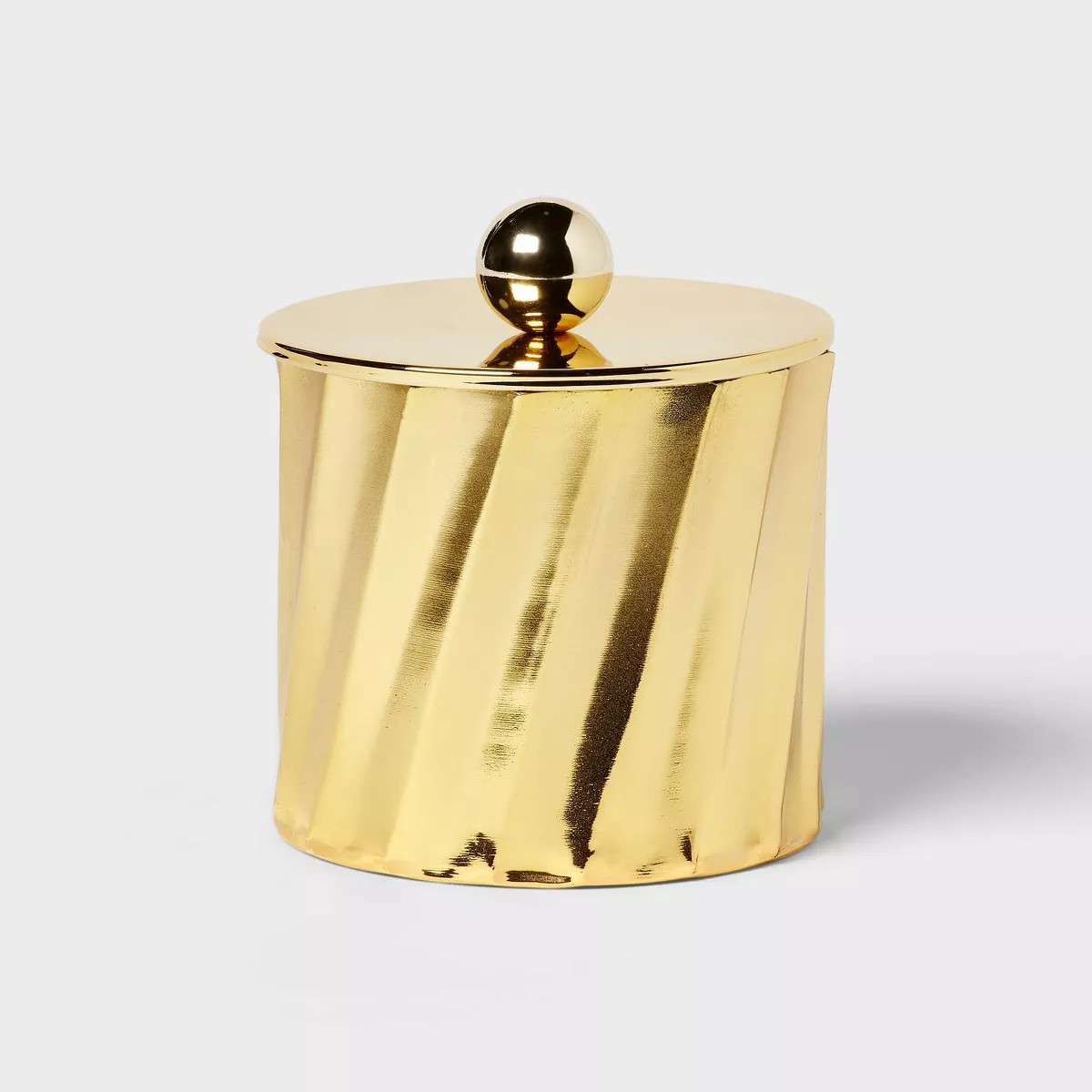 Wooden Wick Lidded Metal Holiday Hearth Candle 8oz - Threshold™ | Target