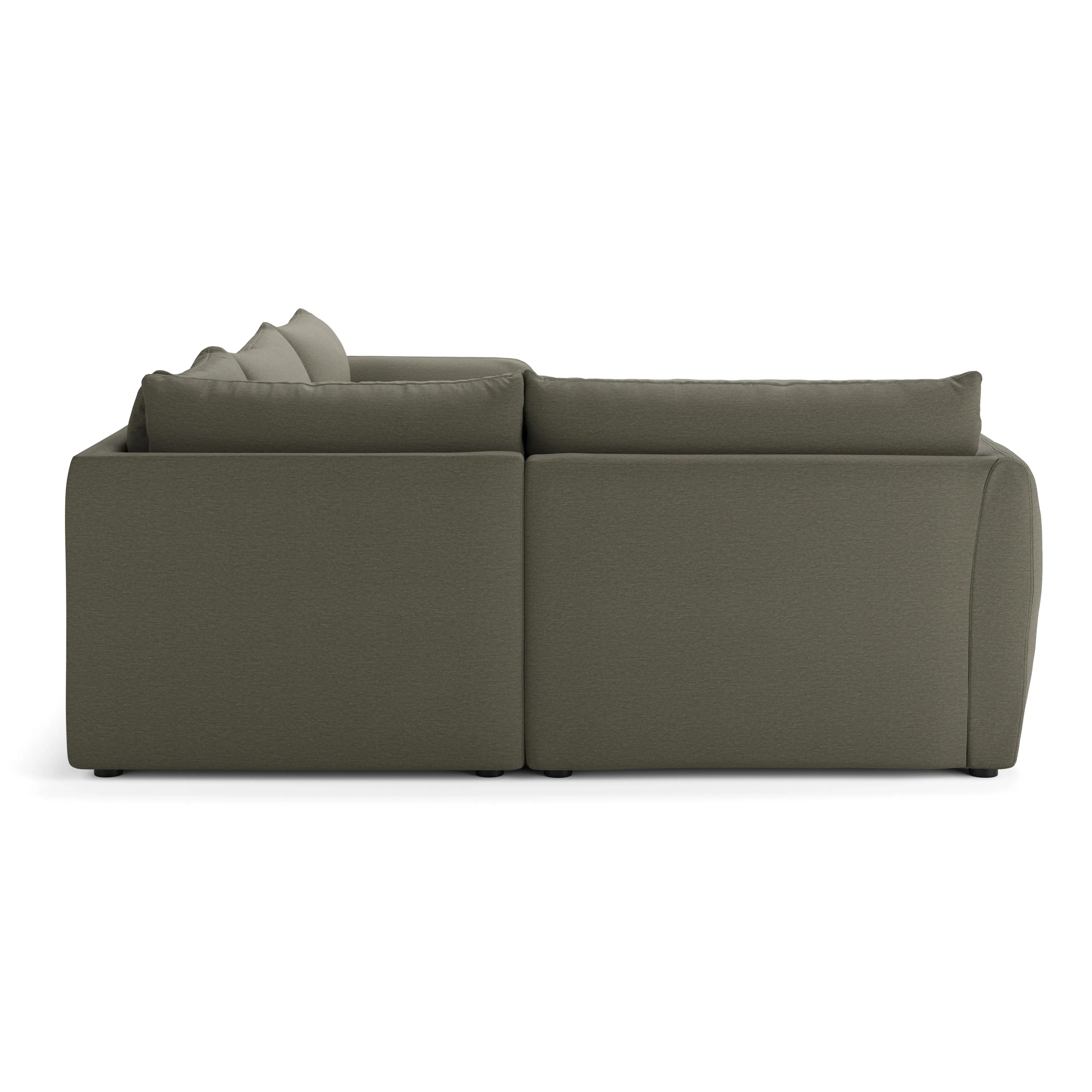 Leigh 126" Modular L Sectional - Silver Moss | Article