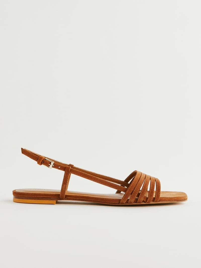 Millie Lattice Flat Sandal | Reformation (Global)