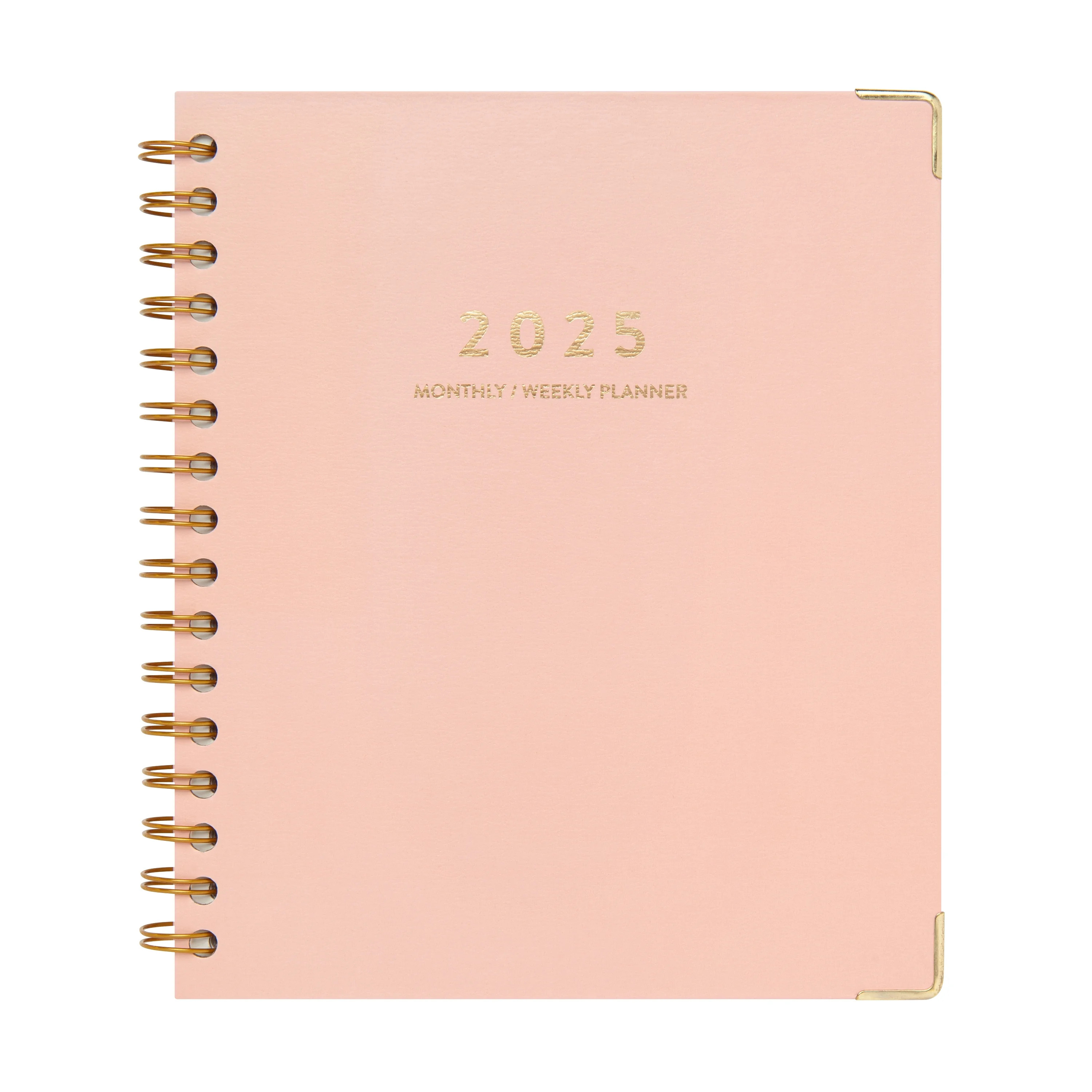 2025 Mintgreen Monthly/Weekly Medium Elegant Planner Blush, 7.7" x 8.6" | Walmart (US)