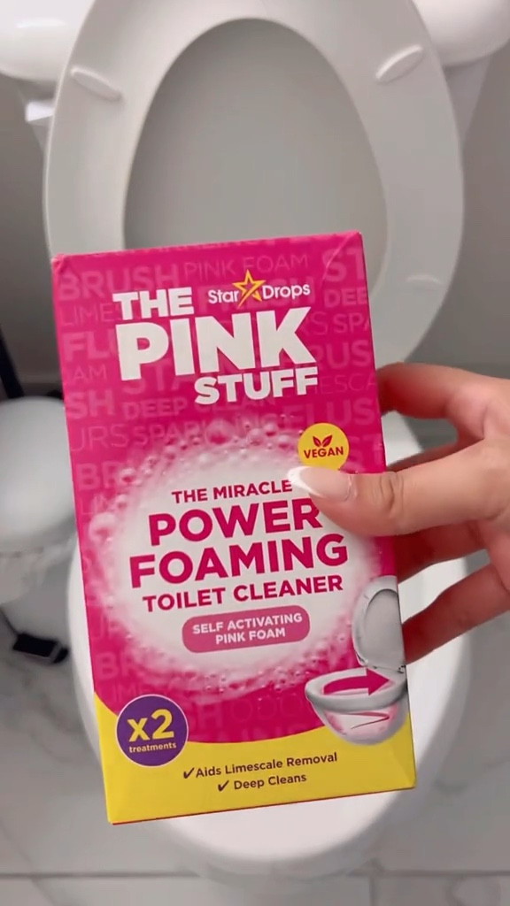 pink toilet clean 🩰 💕 🎀 

home | cleaning | aesthetic 

#LTKfindsunder50 #LTKhome #LTKVideo