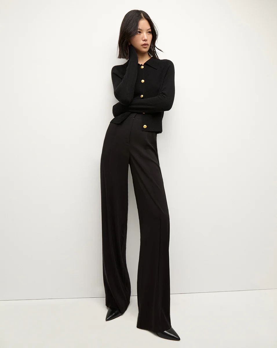 Grigore Wide Leg Pants in Black | Veronica Beard | Veronica Beard