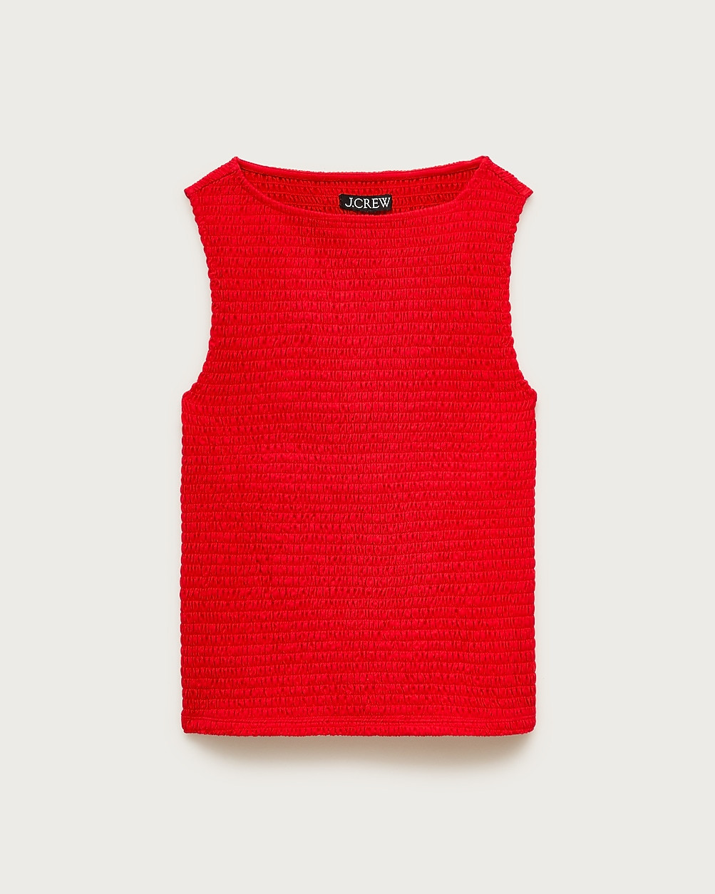 Smocked shell tank top | J. Crew US
