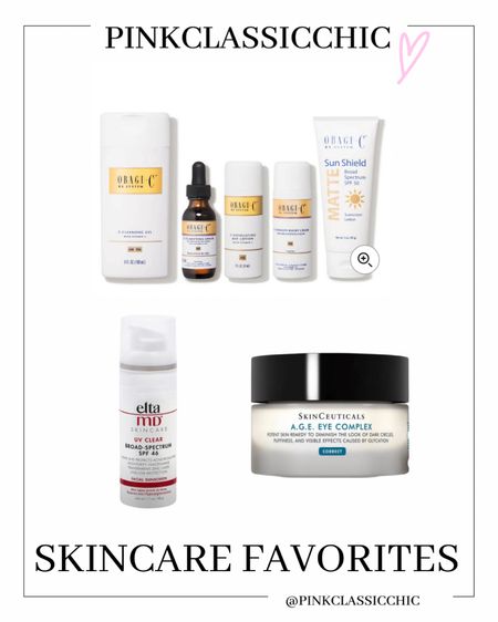 My favorite skin care products. Elta md sunscreen, Obagi, skin ceuticals 

#LTKbeauty #LTKSeasonal #LTKunder100