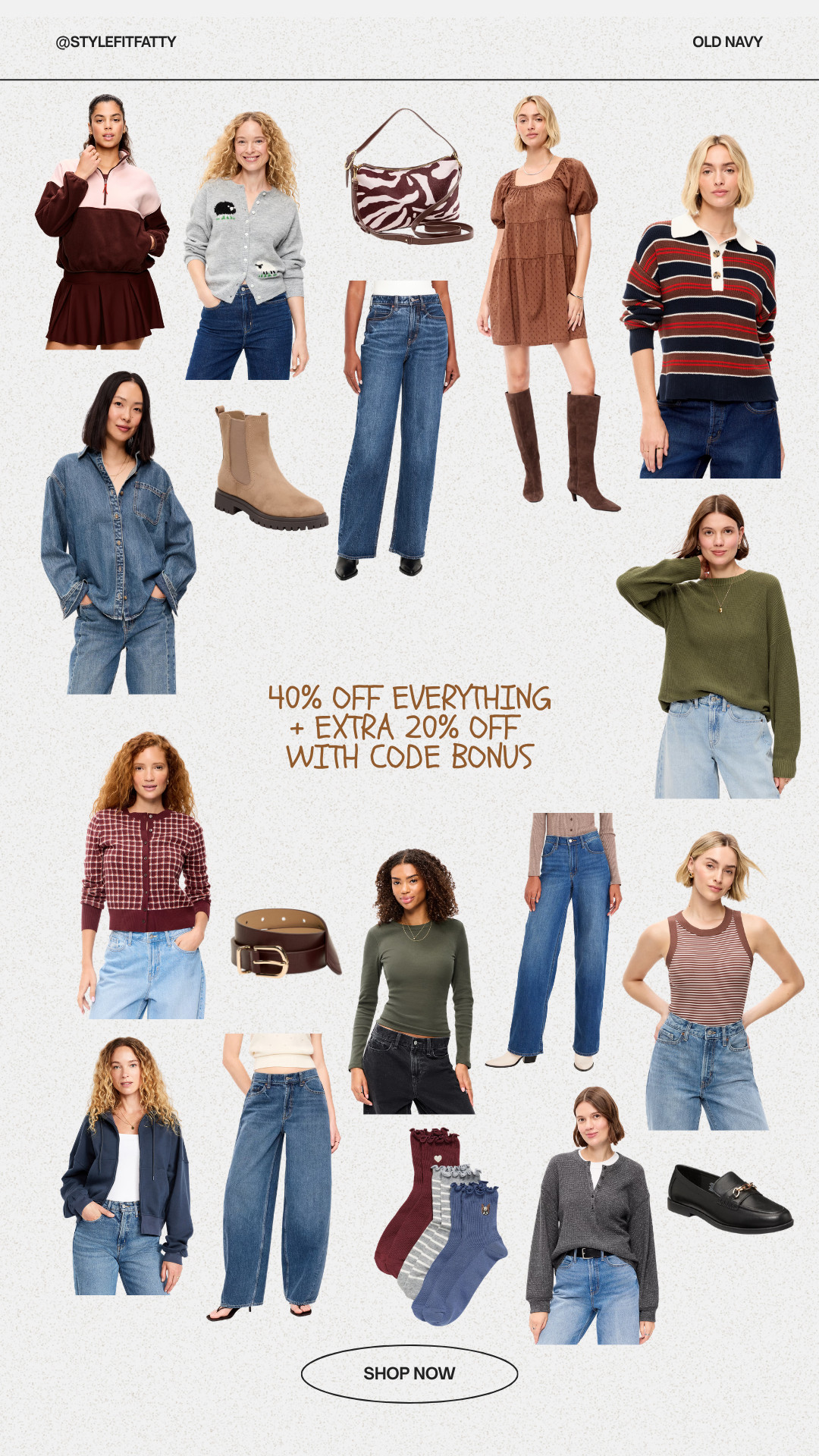Love these finds for the cooler weather that's on its way!! Plus use code BONUS for an extra 20% off! #oldnavy #oldnavysale #fallfinds 

 #LTKootd #LTKSeasonal #LTKSaleAlert