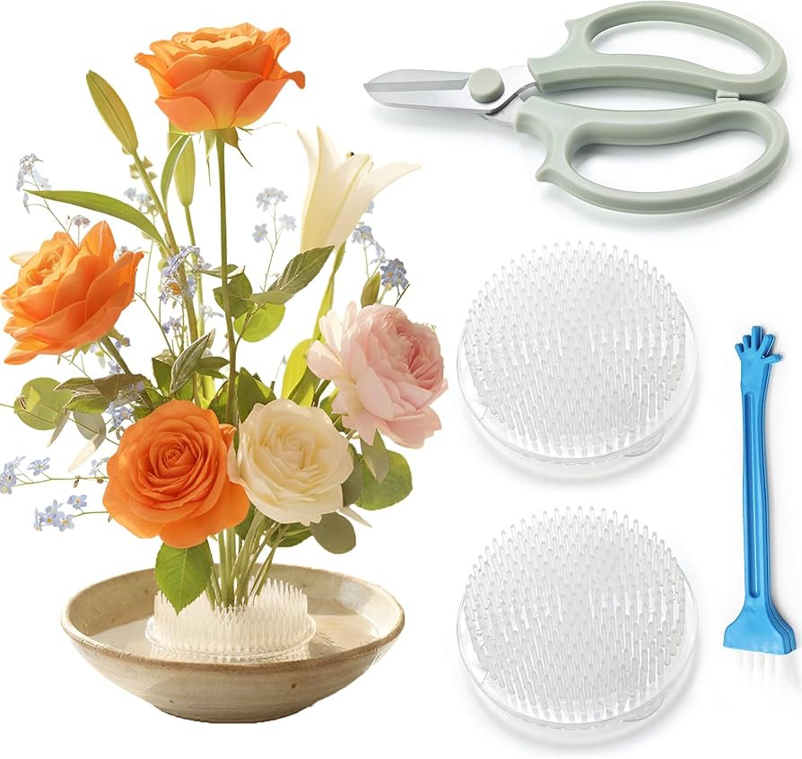 2 PCS 2.76 Inch Flower Frog, Plastic Flower Frogs for Arrangements Vase, Floral Frogs Arrangement... | Amazon (US)