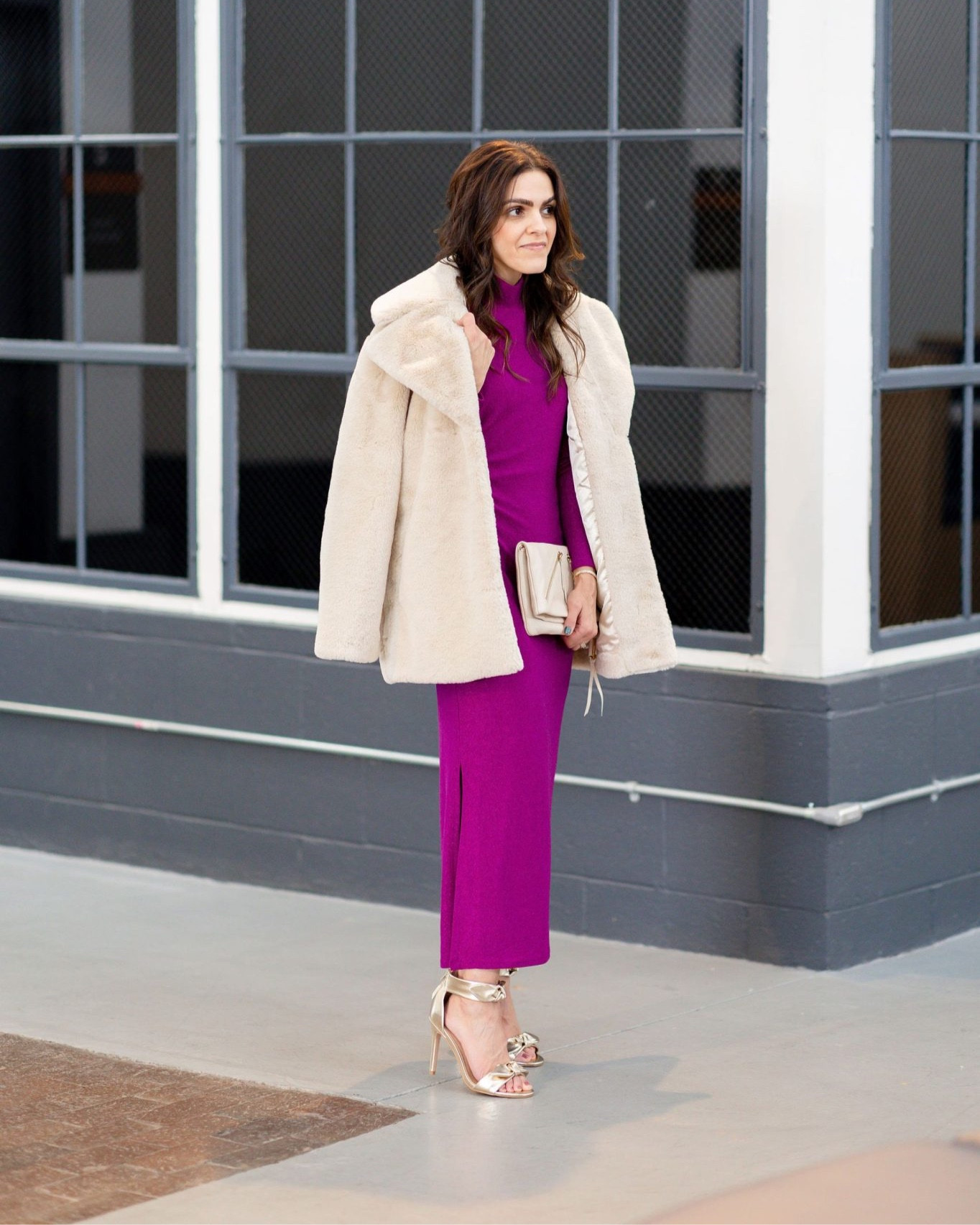 Past Holiday looks I love: linked up to date avail options to recreate | cut out dress, gold heel, faux fur coat 

#LTKstyletip #LTKHoliday