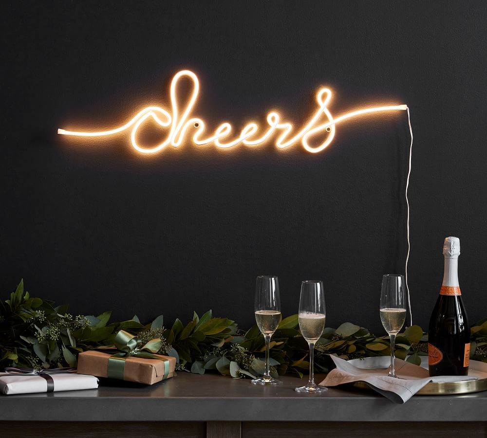 Light Up Cheers Sign | Pottery Barn (US)