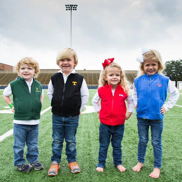 Collegiate Fleece Vest | Classic Whimsy
