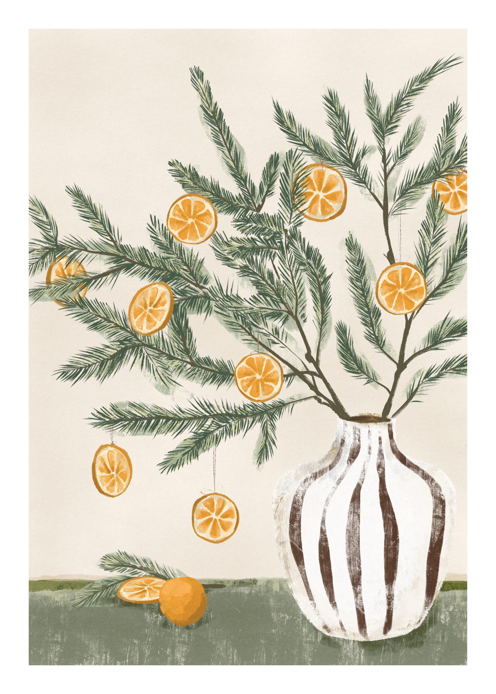 Holiday Vase Print | Desenio