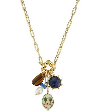 Mignonne Gavigan Wrenley Multi Charm Short Pendant Necklace | Dillard's | Dillard's