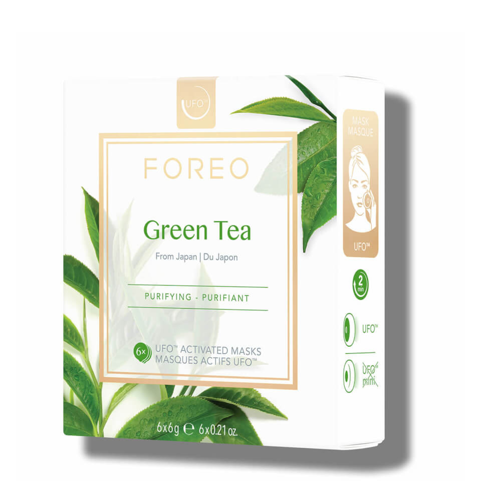 FOREO Green Tea UFO Purifying Face Mask (6 Pack) | Cult Beauty