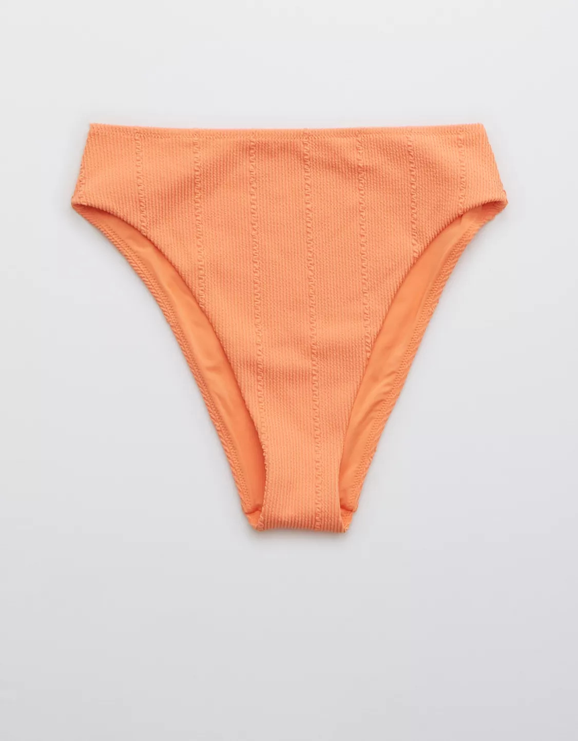 Aerie Crinkle High Cut Cheeky Bikini Bottom | American Eagle Outfitters (US & CA)