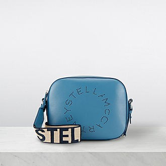 STELLA MCCARTNEY The Sustainable Edit Laser Logo Camera Crossbody Bag - Teal | Brown Thomas (IE)