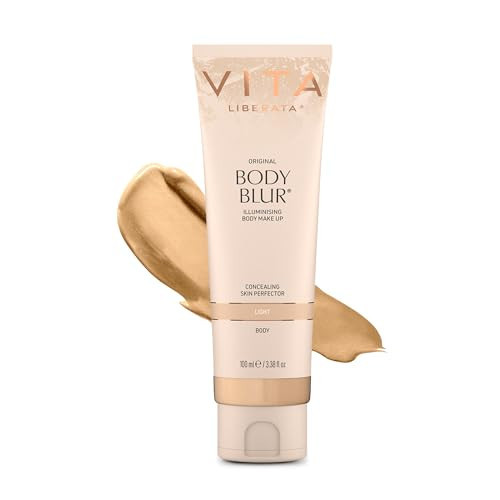 Vita Liberata Body Blur - Light, Skin Perfecting Leg & Body Makeup, Wash Off Instant Tanner, Radiant Glow & Flawless Finish, 3.38 fl oz | Amazon (US)