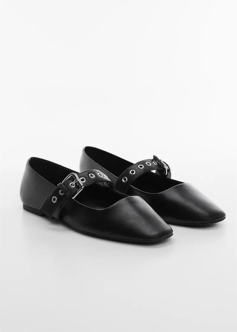 Studded buckle shoes | MANGO (US)