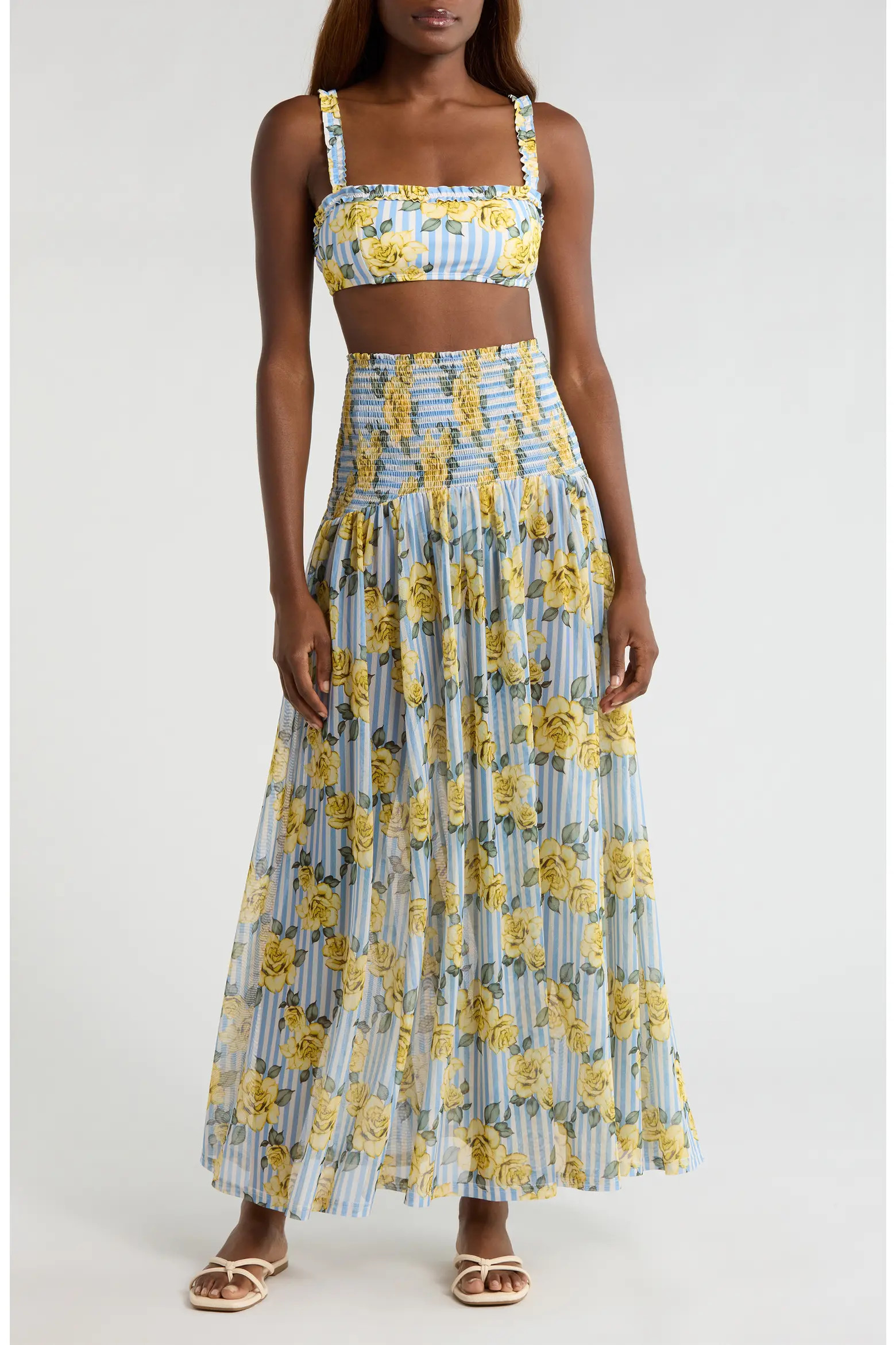 Smocked Cover-Up Maxi Skirt (Women) | Nordstrom | Nordstrom