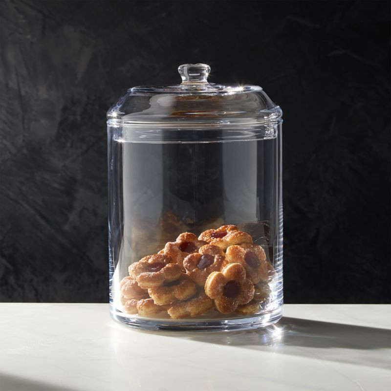 Snack Medium Glass Canister by Jennifer Fisher + Reviews | CB2 | CB2