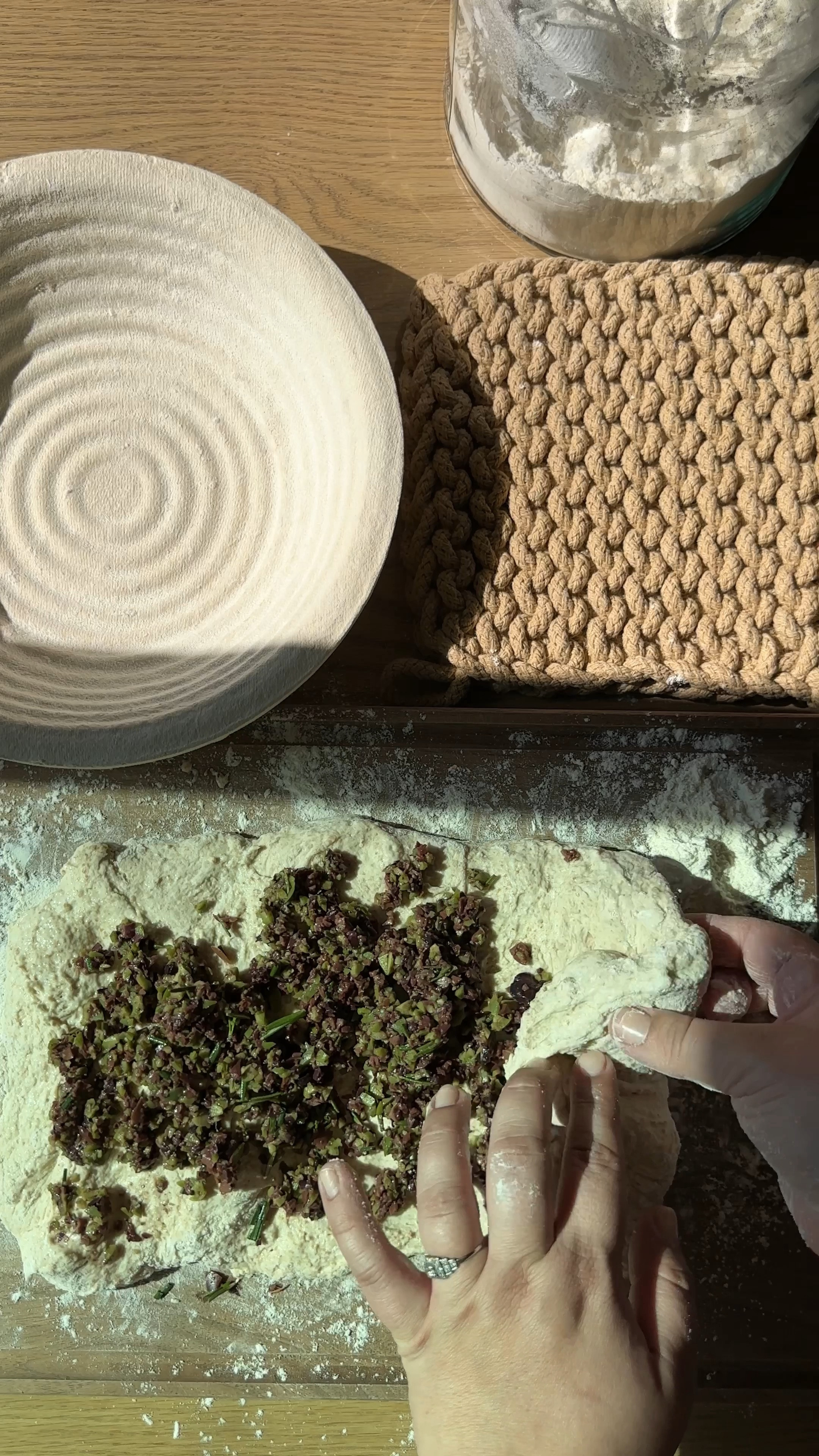 One of my most used tools is my Kitchen aid immersion blender mini-food processor attachment. I use it here to chop olives and rosemary to save me time on my stuffed focaccia bread recipe. I use it constantly! And I finally got a new non-stick, Le Creuset focaccia baking pan! So worth it! 

#LTKsalealert #LTKhome