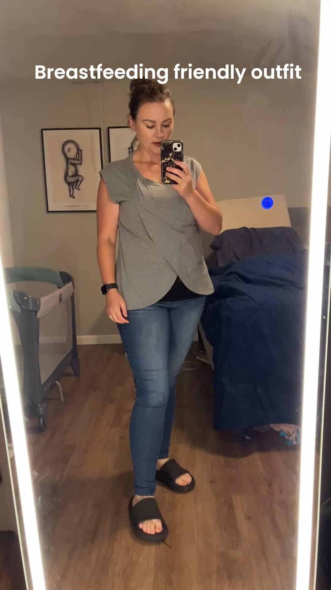 Comfortable breastfeeding friendly outfit to go to the fair in! Also with a quick and easy makeup routine, perfect for moms on the go. 

These are Democracy size 8 jeans
NYX Lip IV in Hydra Honey
Size L nursing tank top and bra
NYZ Thick It in Taupe 
Elf Hydrating Camo Concealer in Fair Warm
Essence 16h Cover & Last in Bright Beige 

NOT TAGGED
Mary Kay CC cream for the base foundation color 
Florence Brow Pencil 

I love the NYX Lip IVs because the stain lasts HOURS even with eating and drinking. It looks dark now, but the stain color is really what I’m going for!
#mom #motherhood #momoutfits #breastfeeding #easymakeuproutine #breastfeedingtanktop #stretchyjeans

#LTKBeauty #LTKFindsUnder100 #LTKMidsize