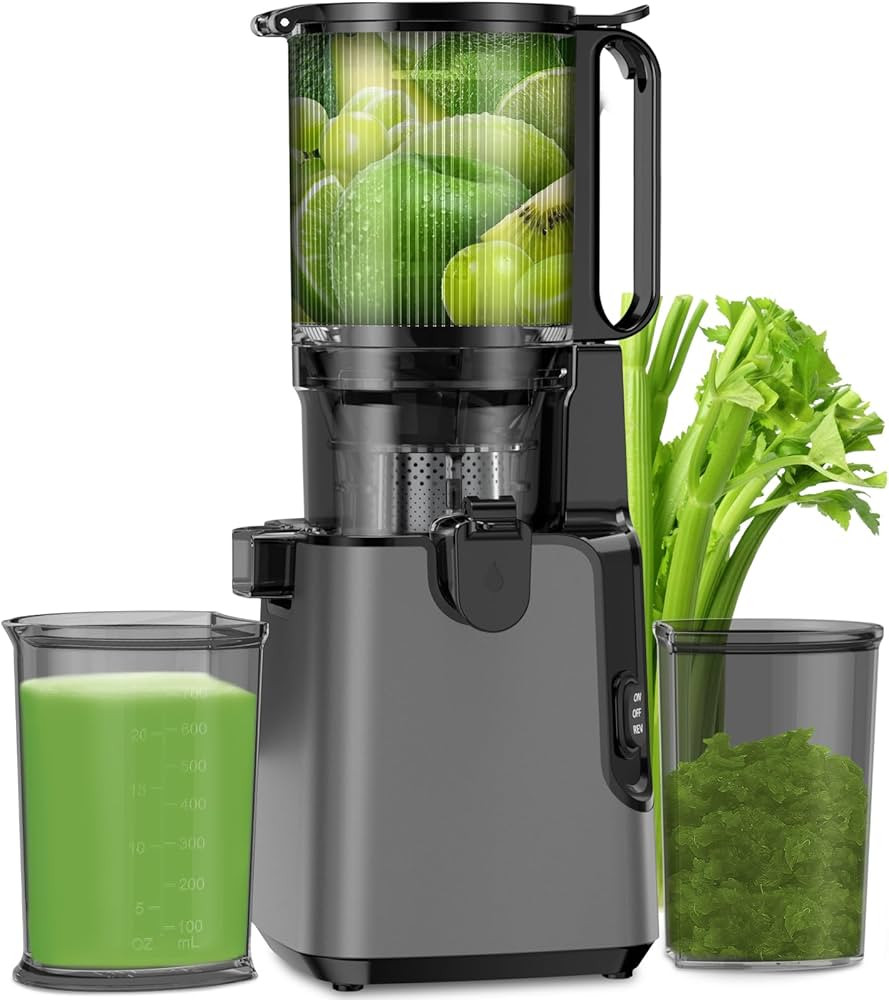 Juicer Machines with 5.8" Extra Large Feed Chute, Cold Press Juicer For Whole Vegetables and Frui... | Amazon (US)