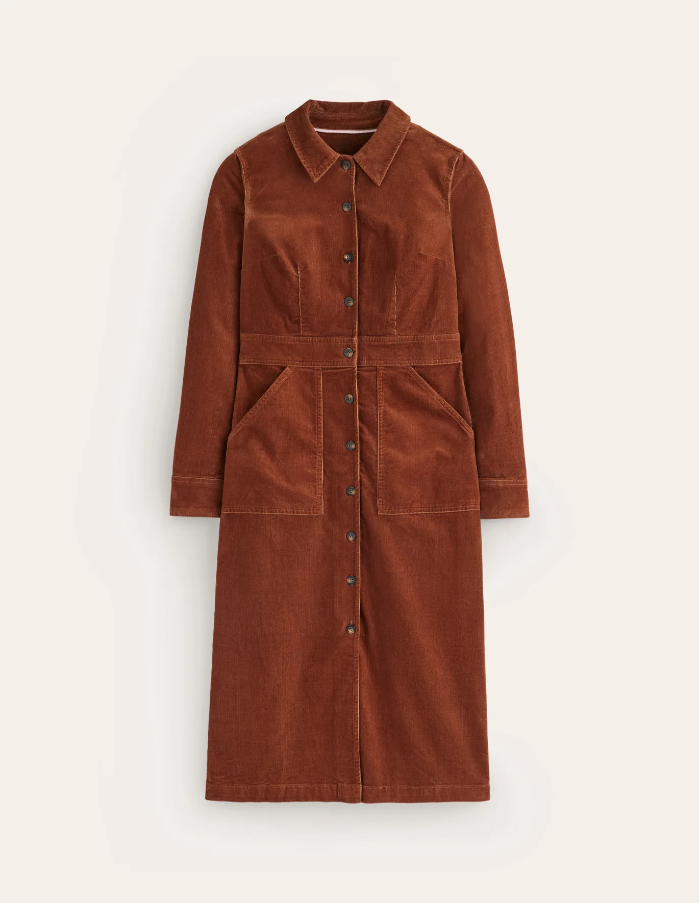 Flora Cord Midi Shirt Dress | Boden (US)
