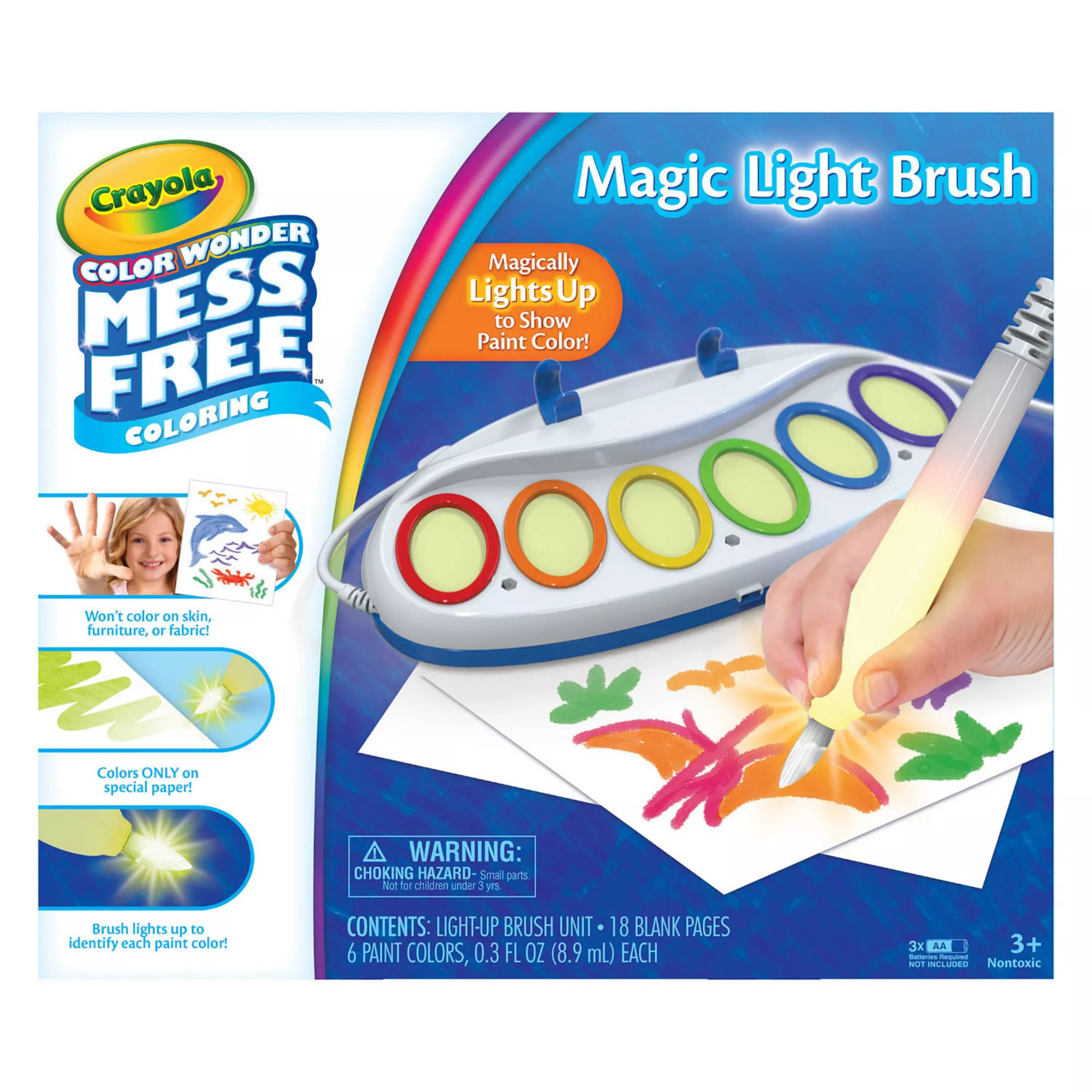 Crayola Color Wonder Mess-Free Magic Light Brush Painting Set | Kohl's