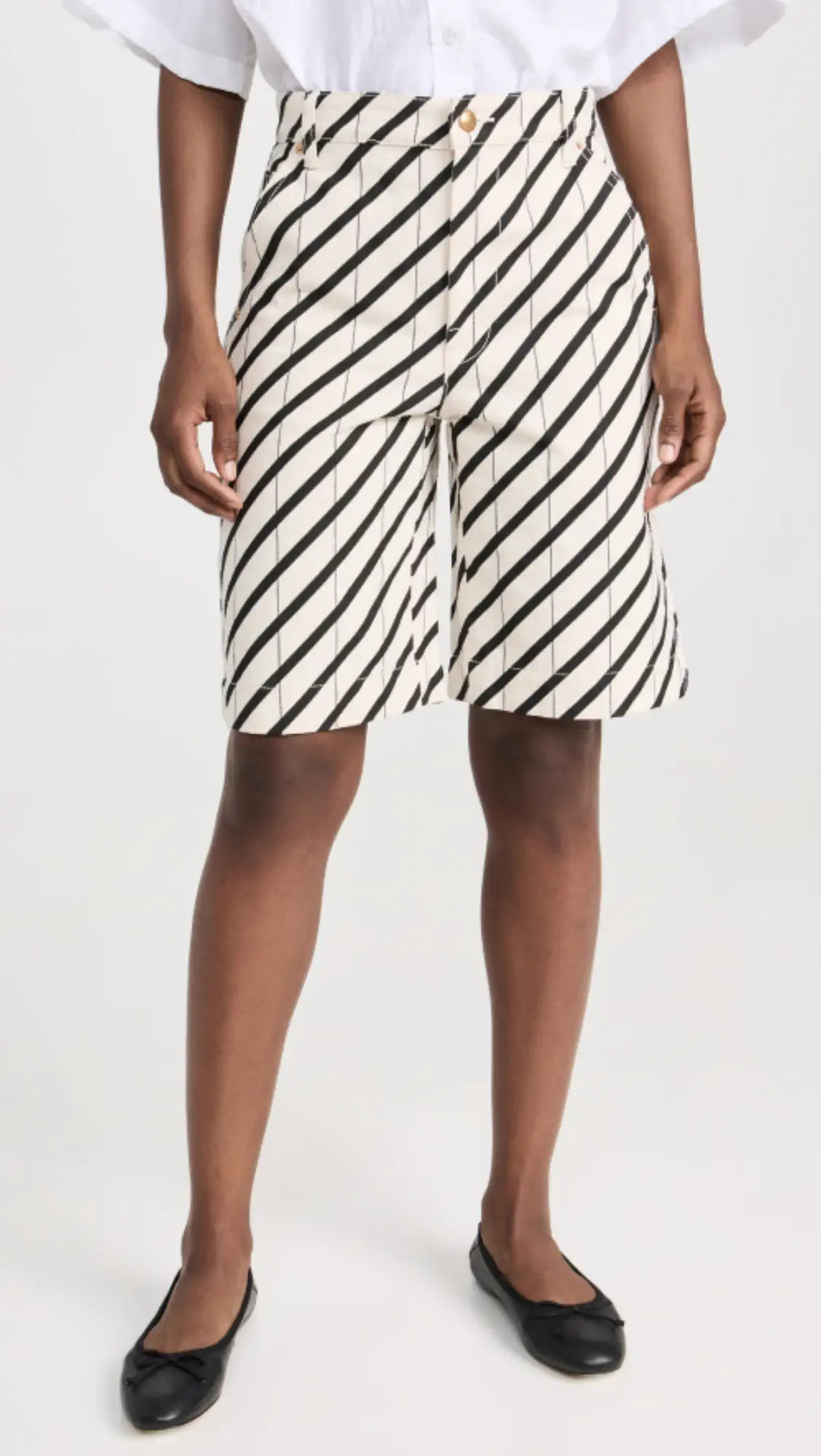 Tory Burch Striped Shorts | Shopbop | Shopbop