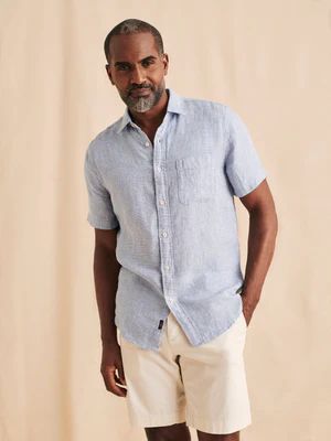 Short-Sleeve Linen Laguna Shirt | Faherty
