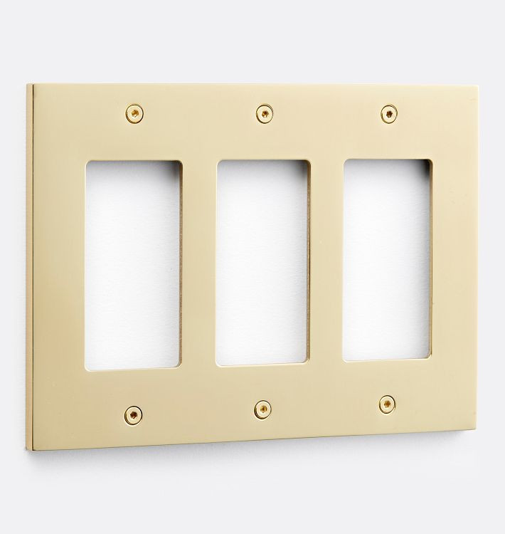 Fenton Triple GFCI Switchplate | Rejuvenation
