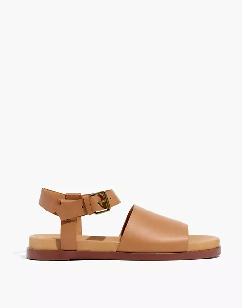 The Noelle Ankle-Strap Flat | Madewell