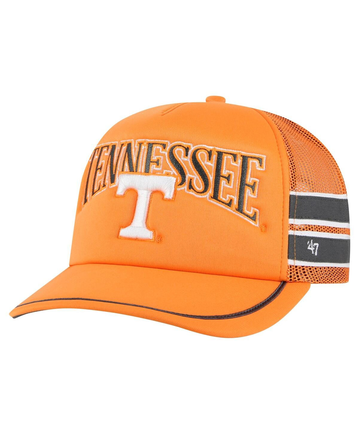 47 Brand Men's Orange Tennessee Volunteers Sideband Trucker Adjustable Hat - Orange | Macy's