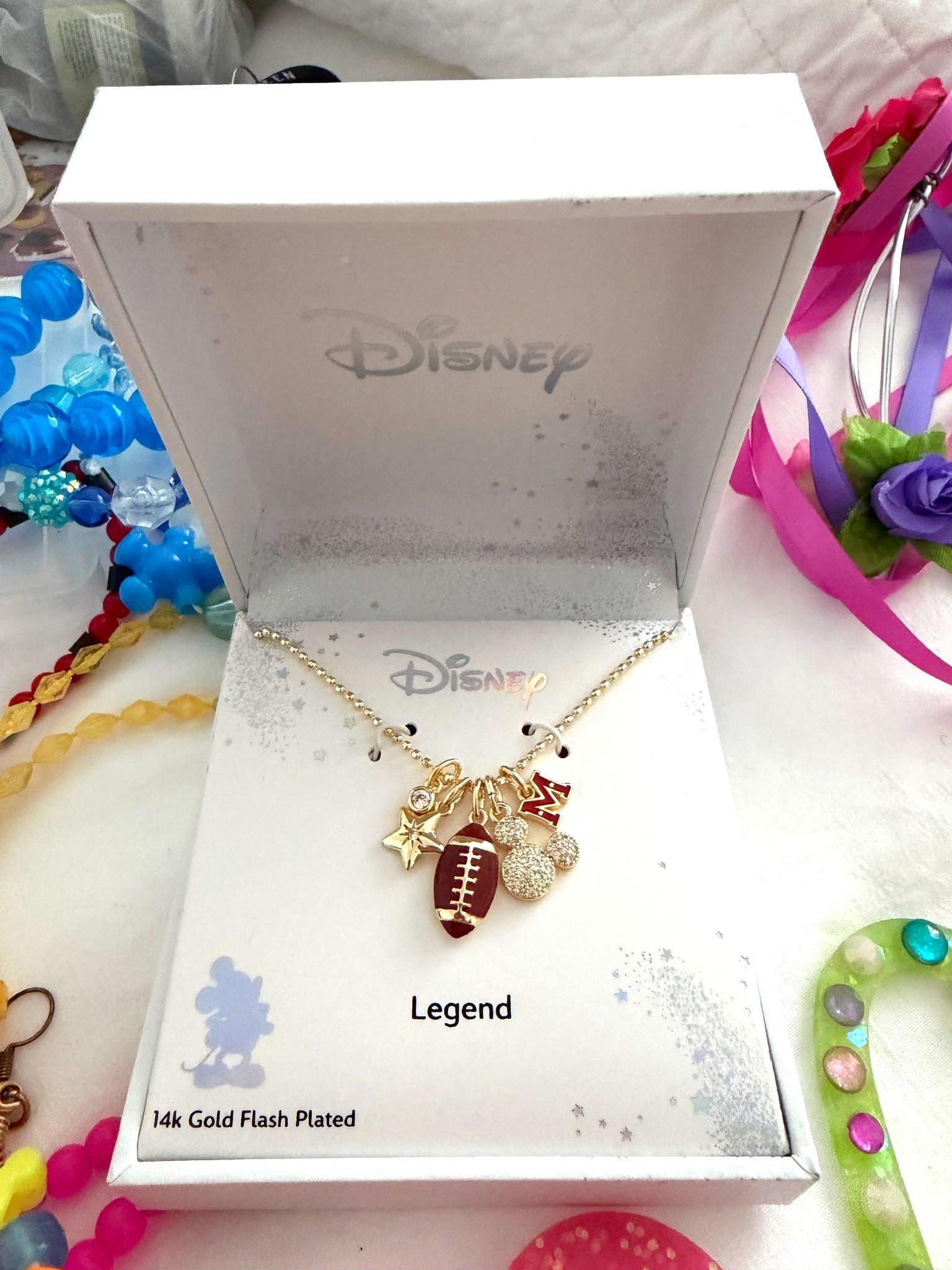 New Disney necklace for game days!! #footballseason #disney #nfl #womensgameday #gamedayoutfit #disneyjewelry #disneystyle #macys #disneyoutfit 

#LTKGiftGuide
