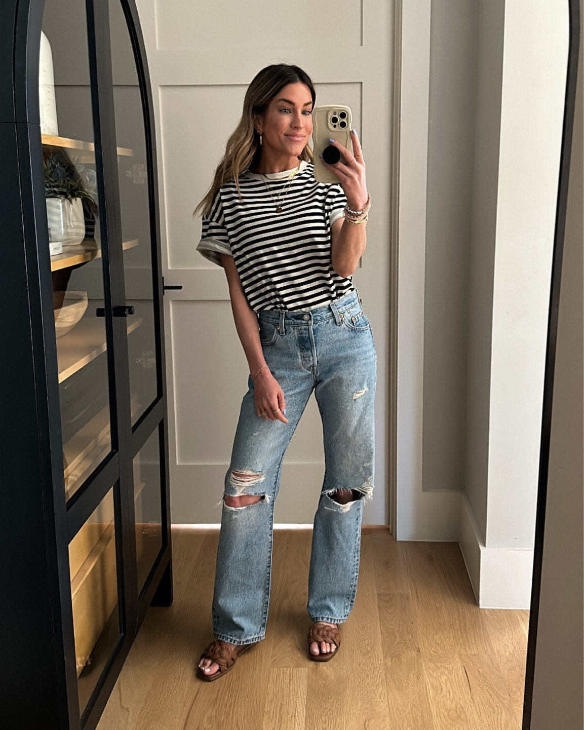 Size xs in this striped tee! Looove these target sands! Everything linked! 



#LTKstyletip #LTKshoecrush