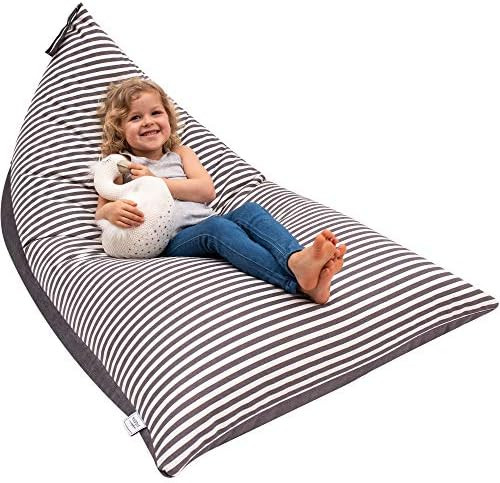 Amazon.com: HUDDLE Stuffed Animal Storage Bean Bag Chair Designer Stuffable Bean Bag Cover - Stuf... | Amazon (US)