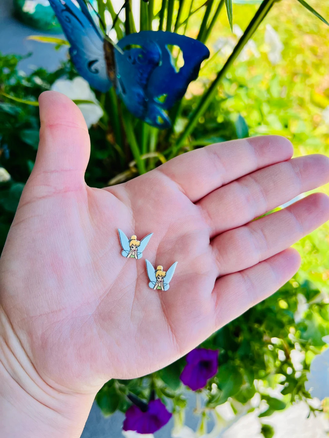 Tinkerbell Earrings/handmade to Order/stud Earrings/nickel Free/hypoallergenic - Etsy | Etsy (US)