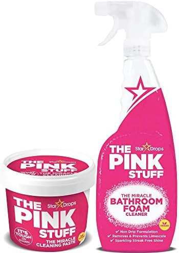 Stardrops - The Pink Stuff - The Miracle Cleaning Paste and Bathroom Foam Cleaner Bundle ( 1 Clea... | Amazon (US)