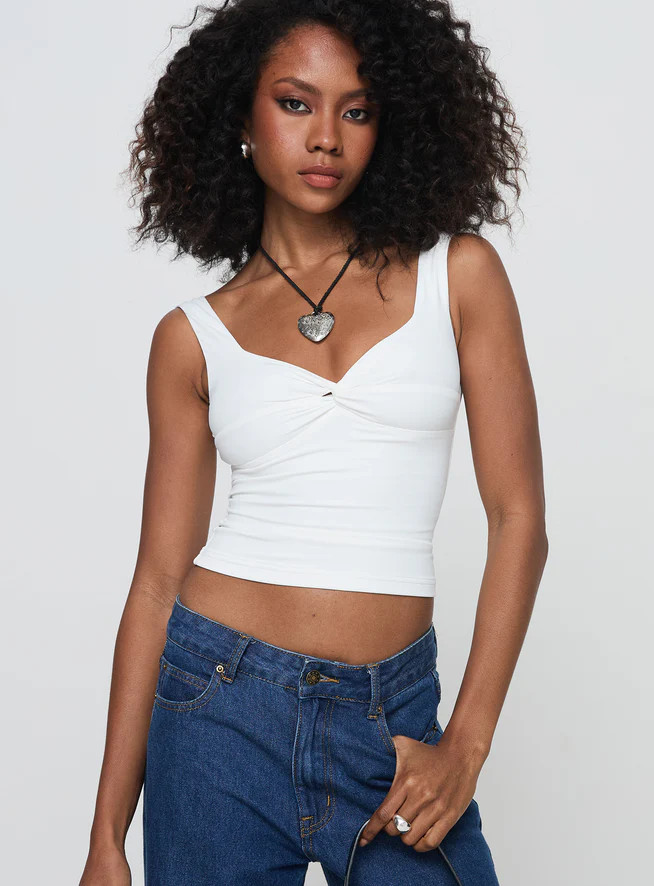 Una Top White | Princess Polly US