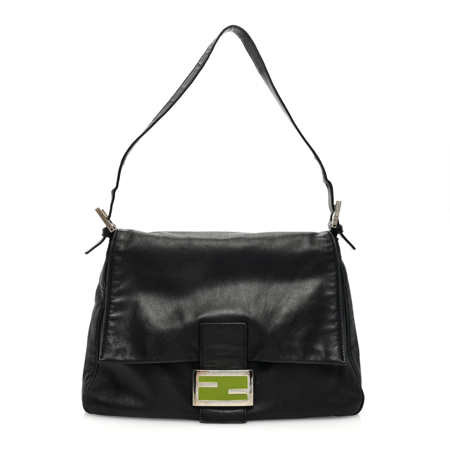 Calfskin Big Forever Mama Baguette Black | FASHIONPHILE (US)