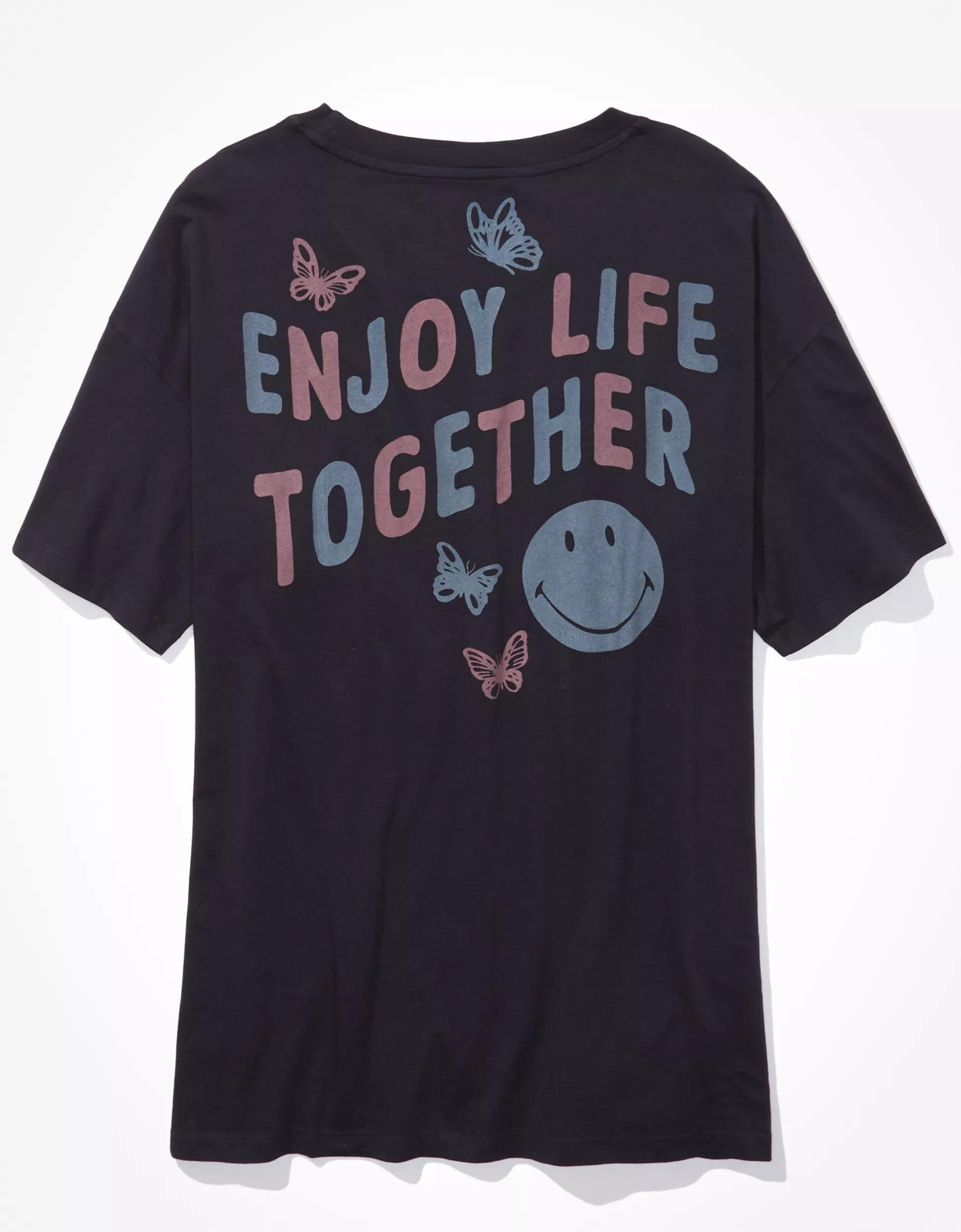 AE Oversized Smiley® Graphic Tee | American Eagle Outfitters (US & CA)