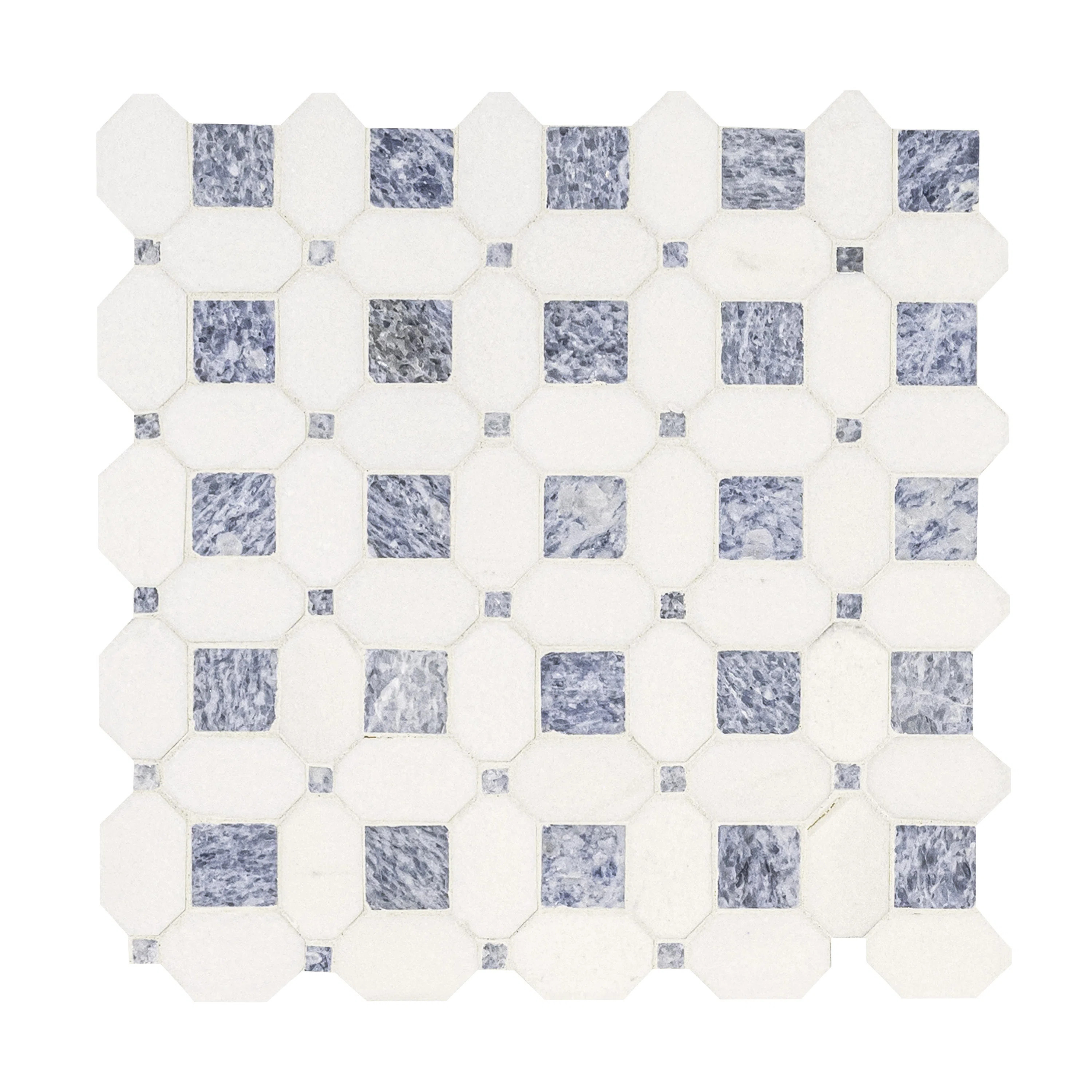 Loredana Array 12 in. x 12 in. Polished Marble Mosaic Floor and Wall Tile | Wayfair North America
