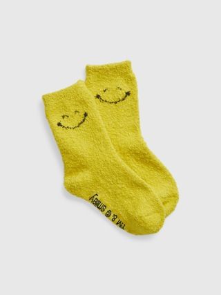 Gap × SmileyWorld® Kids Recycled Cozy Crew Socks | Gap (US)