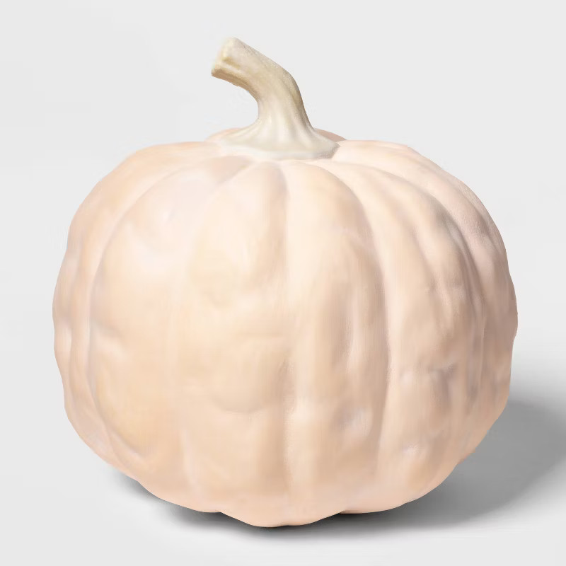 Falloween Small Sheltered Porch Pumpkin Orange Halloween Decorative Sculpture - Hyde & EEK! Bouti... | Target