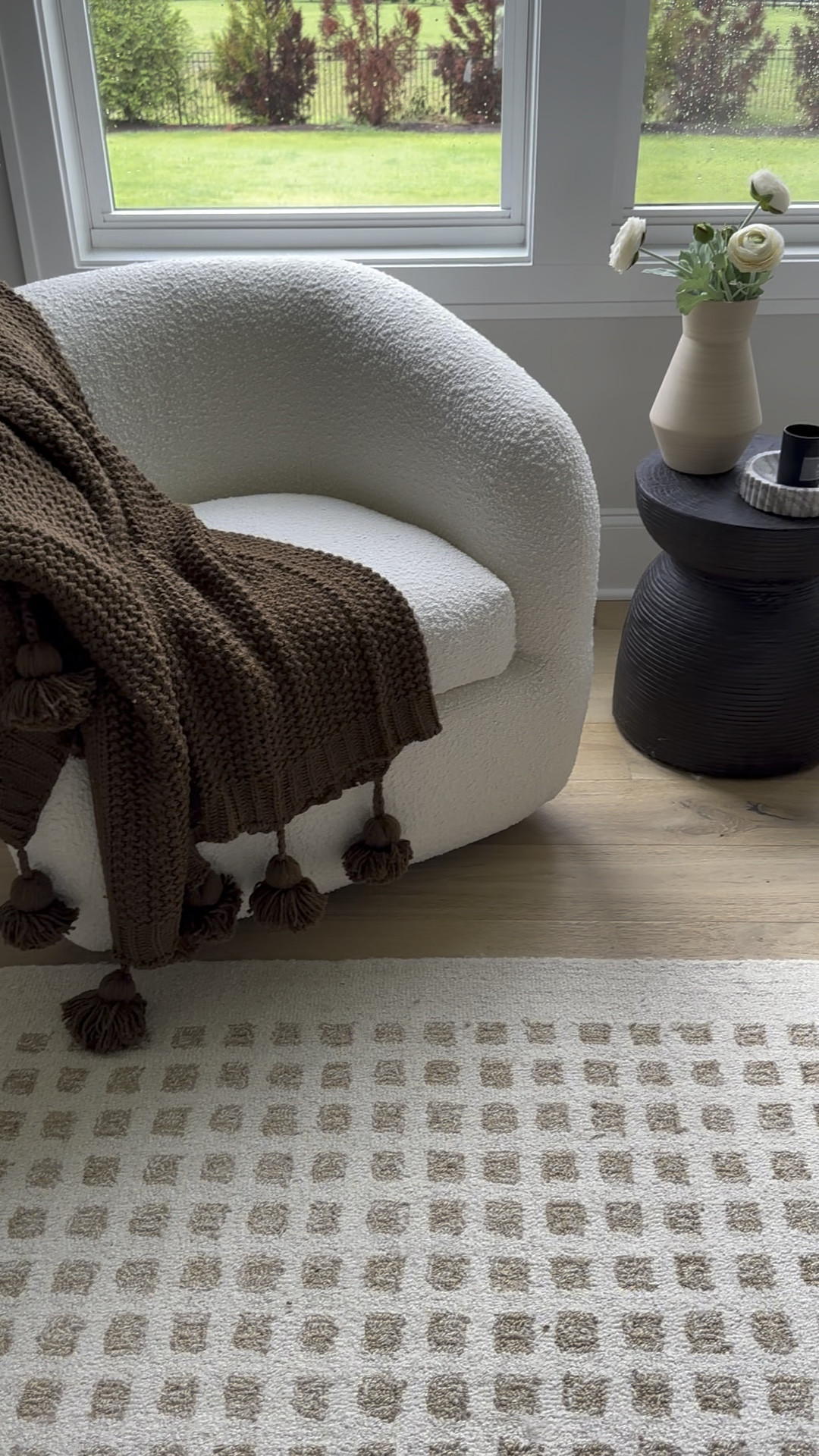 Love this corner of my bedroom. The swivel chairs are perfect size and this chunky throw blanket is so soft with great texture. I’ll link the best selling rug and that affordable accent table too. 



#LTKhome #LTKunder100 #LTKsalealert