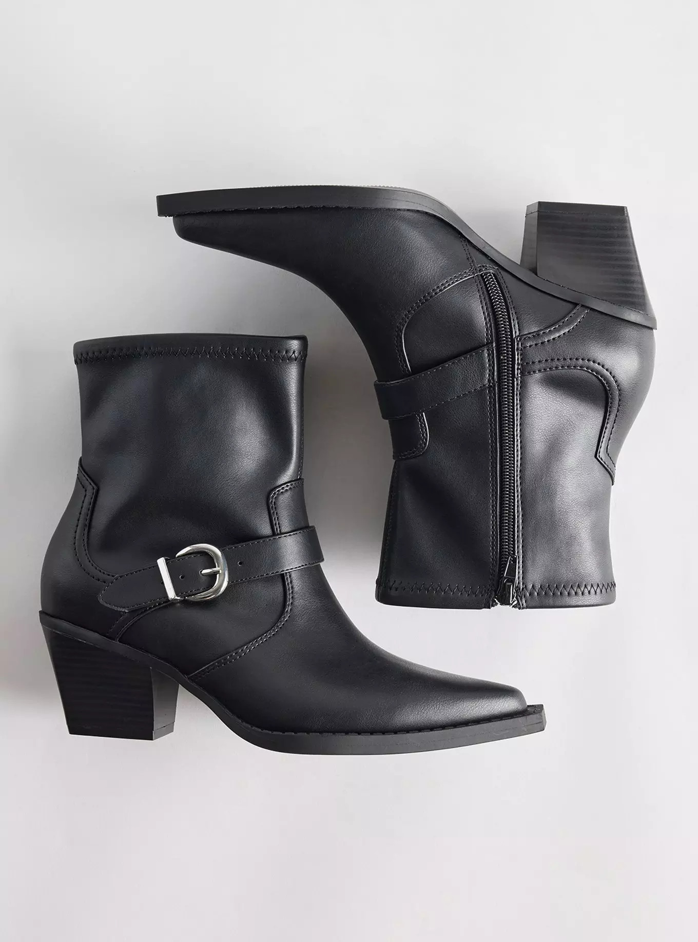 Clean Western Heel Bootie (WW) | Torrid (US & Canada)