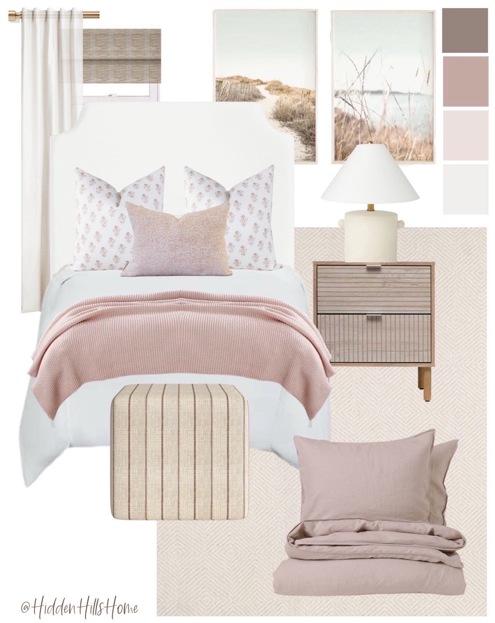 Coastal girls bedroom mood board, pink and coastal girls bedroom mood board, little girls room, coastal artwork, bed, nightstand #bedroom



#LTKHome #LTKKids #LTKSaleAlert