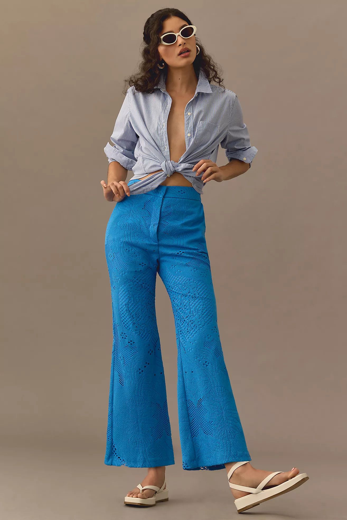 Beatrice .b Cropped Chino Pants | Anthropologie (US)