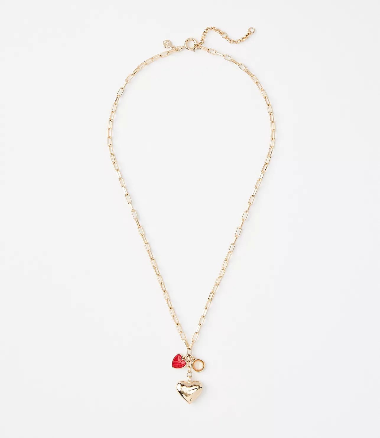 Heart Cluster Charm Necklace | LOFT