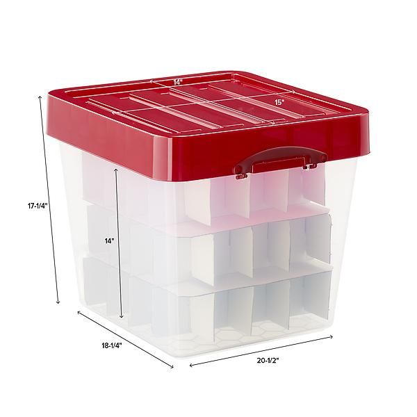 60 Ltr. X-Large Premier Modular Tote w/ Insert | The Container Store